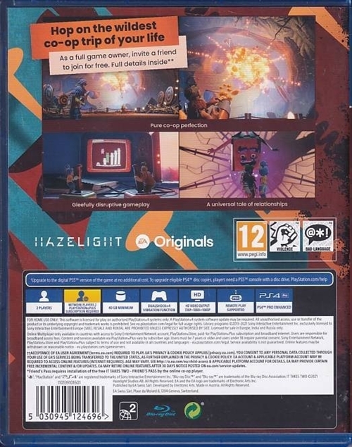 It takes two - PS4 (B Grade) (Genbrug)